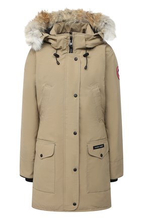 Женская пуховая парка trillium CANADA GOOSE бежевого цвета по цене 106500 руб., арт. 6660L | Фото 1 Женская пуховая парка trillium CANADA GOOSE бежевого цвета, арт. 6660L | Фото 1