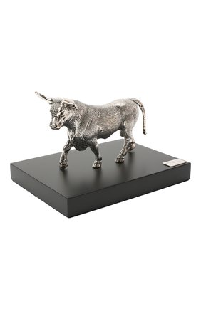 Скульптура бык TSAR серебряного цвета, арт. 202108 | Фото 1