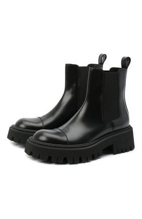 Женские кожаные ботинки tractor BALENCIAGA черного цвета по цене 86850 руб., арт. 641399/WA8E9 | Фото 1 Женские кожаные ботинки tractor BALENCIAGA черного цвета, арт. 641399/WA8E9 | Фото 1