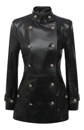 Женская кожаная куртка DOLCE & GABBANA черного цвета по цене 579500 руб., арт. F0AA9L/HULF5 | Фото 1 Женская кожаная куртка DOLCE & GABBANA черного цвета, арт. F0AA9L/HULF5 | Фото 1