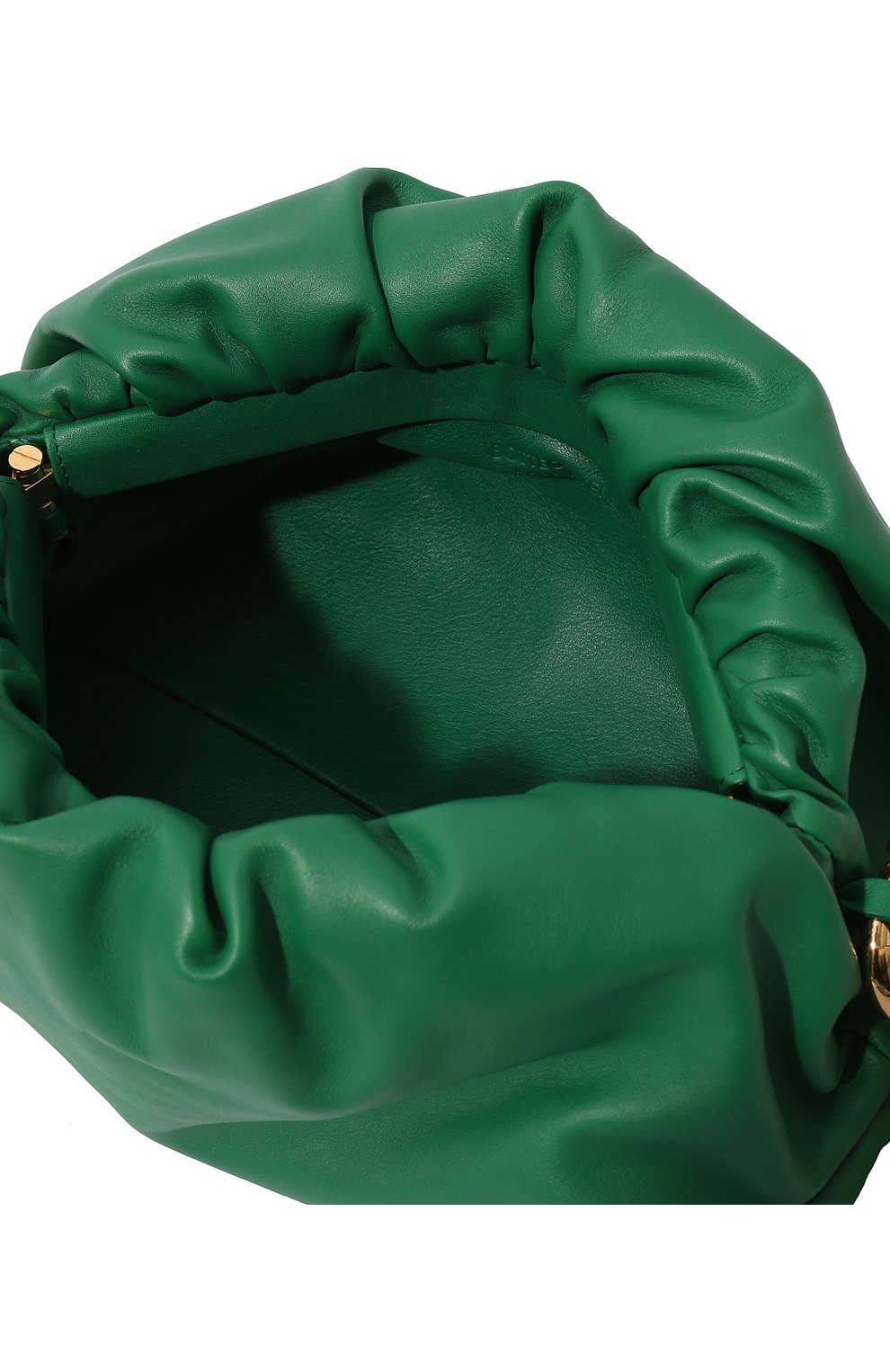 Женская сумка chain pouch BOTTEGA VENETA зеленого цвета, арт. 620230/VCP40 | Фото 5 (Сумки-технические: Сумки через плечо, Сумки top-handle; Размер: medium; Материал: Натуральная кожа; Региональные ограничения белый список (Axapta Mercury): RU)