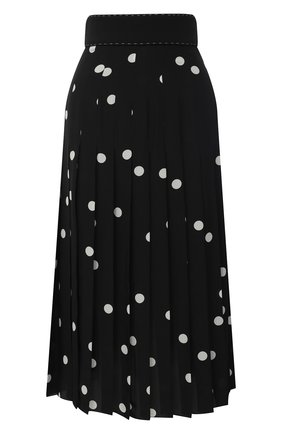 Женская шелковая юбка DOLCE & GABBANA черно-белого цвета по цене 99500 руб., арт. J4036T/HS15T | Фото 1 Женская шелковая юбка DOLCE & GABBANA черно-белого цвета, арт. J4036T/HS15T | Фото 1