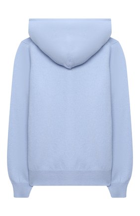 Детский кашемировый кардиган с капюшоном GIORGETTI CASHMERE голубого цвета по цене 24800 руб., арт. MB452/8A-14A | Фото 2 Детский кашемировый кардиган с капюшоном GIORGETTI CASHMERE голубого цвета, арт. MB452/8A-14A | Фото 2