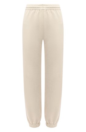Женские хлопковые джоггеры OFF-WHITE бежевого цвета по цене 52100 руб., арт. 0WCH006R21JER003 | Фото 1 Женские хлопковые джоггеры OFF-WHITE бежевого цвета, арт. 0WCH006R21JER003 | Фото 1