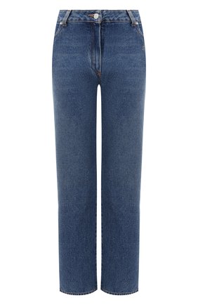 Женские джинсы OFF-WHITE синего цвета по цене 39600 руб., арт. 0WYA004R21DEN001 | Фото 1 Женские джинсы OFF-WHITE синего цвета, арт. 0WYA004R21DEN001 | Фото 1