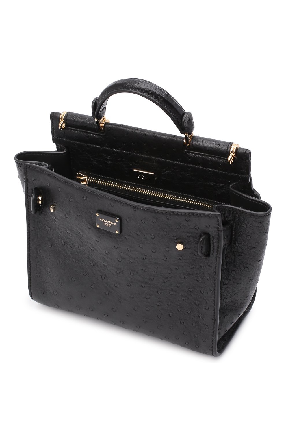 Женская сумка 62 sicily DOLCE & GABBANA черного цвета по цене 432000 руб., арт. BB6960/A8M41 | Фото 4 Женская сумка 62 sicily DOLCE & GABBANA черного цвета, арт. BB6960/A8M41 | Фото 4