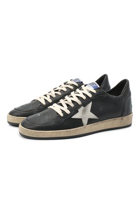 Мужские кожаные кеды ball star GOLDEN GOOSE DELUXE BRAND черного цвета по цене 39350 руб., арт. GMF00117.F000382 | Фото 1 Мужские кожаные кеды ball star GOLDEN GOOSE DELUXE BRAND черного цвета, арт. GMF00117.F000382 | Фото 1