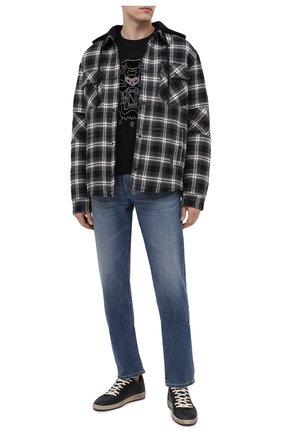 Мужские кожаные кеды ball star GOLDEN GOOSE DELUXE BRAND черного цвета по цене 39350 руб., арт. GMF00117.F000382 | Фото 2 Мужские кожаные кеды ball star GOLDEN GOOSE DELUXE BRAND черного цвета, арт. GMF00117.F000382 | Фото 2