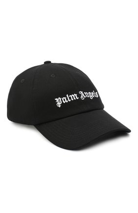Мужской хлопковая бейсболка PALM ANGELS черного цвета по цене 8955 руб., арт. PMLB003R21FAB0021001 | Фото 1 Мужской хлопковая бейсболка PALM ANGELS черного цвета, арт. PMLB003R21FAB0021001 | Фото 1