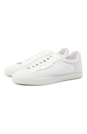Мужские текстильные кеды GIORGIO ARMANI белого цвета по цене 47300 руб., арт. X2X147/XM842 | Фото 1 Мужские текстильные кеды GIORGIO ARMANI белого цвета, арт. X2X147/XM842 | Фото 1