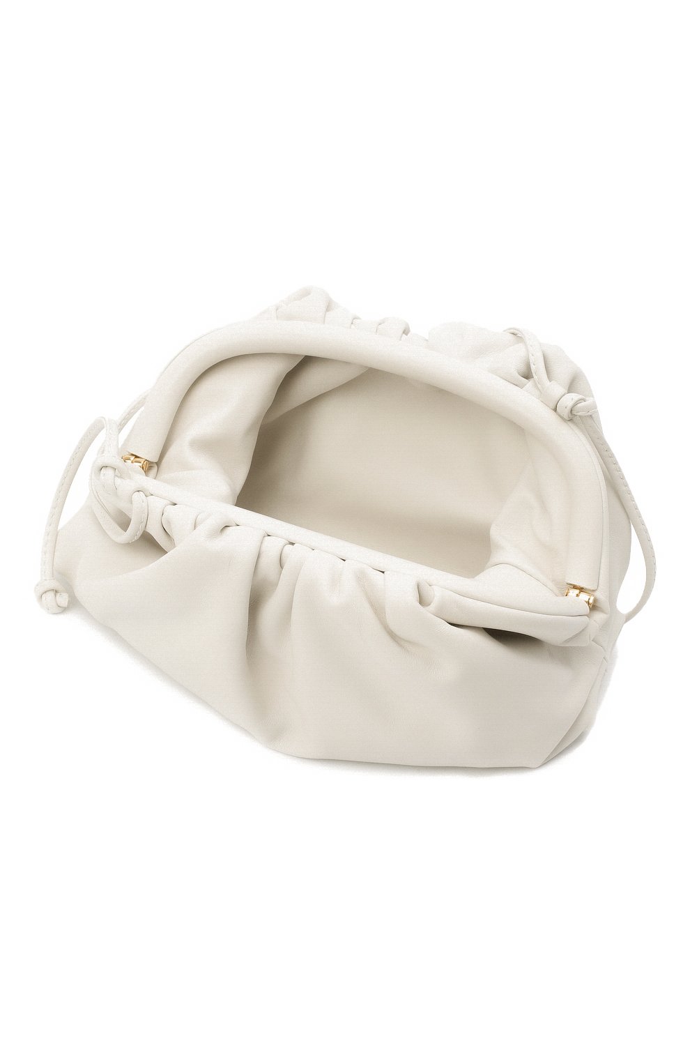 Женский клатч pouch mini BOTTEGA VENETA белого цвета по цене 120000 руб., арт. 585852/VCP40 | Фото 5 Женский клатч pouch mini BOTTEGA VENETA белого цвета, арт. 585852/VCP40 | Фото 5 (Материал: Натуральная кожа; Женское Кросс-КТ: Клатч-клатчи; Размер: mini; Ремень/цепочка: На ремешке)