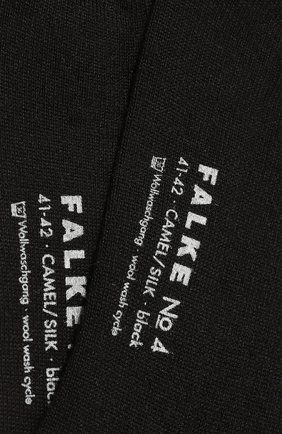 Женские шерстяные носки FALKE черного цвета по цене 5240 руб., арт. 46583 | Фото 2 Женские шерстяные носки FALKE черного цвета, арт. 46583 | Фото 2