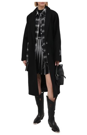 Женский пуловер OFF-WHITE черного цвета по цене 28250 руб., арт. 0WAD136R21FAB002 | Фото 2 Женский пуловер OFF-WHITE черного цвета, арт. 0WAD136R21FAB002 | Фото 2