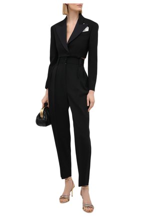 Женские кожаные босоножки MIU MIU золотого цвета по цене 85000 руб., арт. 5X994C-3L1V-F0056-085 | Фото 2 Женские кожаные босоножки MIU MIU золотого цвета, арт. 5X994C-3L1V-F0056-085 | Фото 2