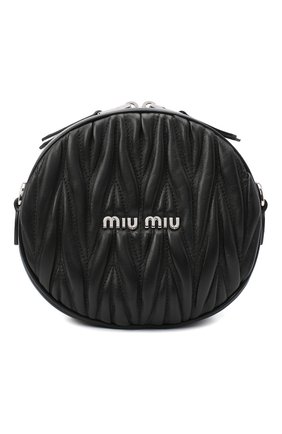 Женская сумка MIU MIU черного цвета по цене 130000 руб., арт. 5BH191-2CE3-F0002-NOY | Фото 1 Женская сумка MIU MIU черного цвета, арт. 5BH191-2CE3-F0002-NOY | Фото 1