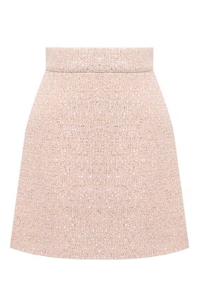 Женская шерстяная юбка MIU MIU розового цвета по цене 87000 руб., арт. MG1439-1UT0-F0236 | Фото 1 Женская шерстяная юбка MIU MIU розового цвета, арт. MG1439-1UT0-F0236 | Фото 1