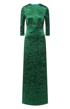 Женское шелковое платье MIU MIU зеленого цвета по цене 220000 руб., арт. MF3953-WYZ-F0089 | Фото 1 Женское шелковое платье MIU MIU зеленого цвета, арт. MF3953-WYZ-F0089 | Фото 1