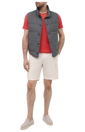 Мужские замшевые лоферы summer walk LORO PIANA бежевого цвета по цене 65150 руб., арт. FAE8124 | Фото 2 Мужские замшевые лоферы summer walk LORO PIANA бежевого цвета, арт. FAE8124 | Фото 2