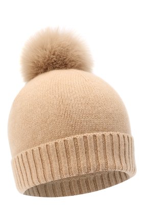 Детского кашемировая шапка GIORGETTI CASHMERE бежевого цвета по цене 8995 руб., арт. MB1693/4A | Фото 1 Детского кашемировая шапка GIORGETTI CASHMERE бежевого цвета, арт. MB1693/4A | Фото 1