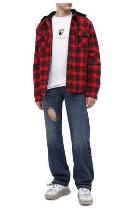 Мужские джинсы OFF-WHITE синего цвета по цене 43050 руб., арт. 0MYA106R21DEN002 | Фото 2 Мужские джинсы OFF-WHITE синего цвета, арт. 0MYA106R21DEN002 | Фото 2