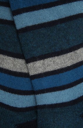 Мужские кашемировые носки PANTHERELLA синего цвета, арт. 57005 | Фото 2 (Кросс-КТ: бельё; Материал внешний: Шерсть, Кашемир)