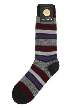 Мужские кашемировые носки PANTHERELLA разноцветного цвета, арт. 57005 | Фото 1 (Материал внешний: Кашемир, Шерсть; Кросс-КТ: бельё)