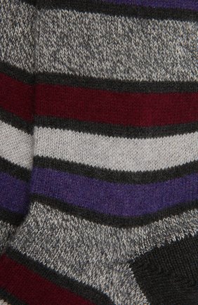 Мужские кашемировые носки PANTHERELLA разноцветного цвета, арт. 57005 | Фото 2 (Материал внешний: Кашемир, Шерсть; Кросс-КТ: бельё)