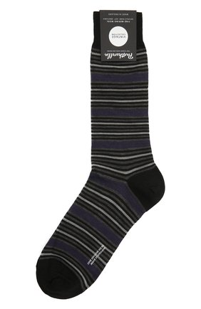 Мужские носки PANTHERELLA фиолетового цвета, арт. 595602 | Фото 1 (Материал внешний: Шерсть, Синтетический материал; Кросс-КТ: бельё)