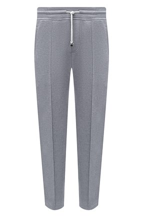 Мужские хлопковые брюки BRUNELLO CUCINELLI серого цвета по цене 93100 руб., арт. M0T313212G | Фото 1