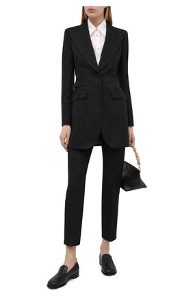Женский жакет DOLCE & GABBANA черного цвета по цене 226500 руб., арт. F29HKT/HJMLM | Фото 2 Женский жакет DOLCE & GABBANA черного цвета, арт. F29HKT/HJMLM | Фото 2