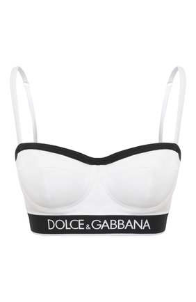 Женский бюстгальтер-балконет DOLCE & GABBANA черно-белого цвета по цене 18400 руб., арт. 01B35T/0NI42 | Фото 1 Женский бюстгальтер-балконет DOLCE & GABBANA черно-белого цвета, арт. 01B35T/0NI42 | Фото 1