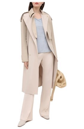 Женский лонгслив GIORGIO ARMANI голубого цвета по цене 49950 руб., арт. 3KAM72/AJFZZ | Фото 2 Женский лонгслив GIORGIO ARMANI голубого цвета, арт. 3KAM72/AJFZZ | Фото 2