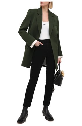 Женское хлопковое боди OFF-WHITE белого цвета по цене 23100 руб., арт. 0WDD026R21FAB001 | Фото 2 Женское хлопковое боди OFF-WHITE белого цвета, арт. 0WDD026R21FAB001 | Фото 2 (Стили: Спорт-шик; Женское Кросс-КТ: Боди-одежда; Рукава: Без рукавов; Материал внешний: Хлопок; Кросс-КТ: без рукавов)