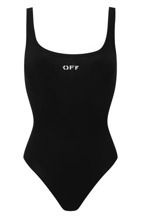 Женское хлопковое боди OFF-WHITE черного цвета по цене 24450 руб., арт. 0WDD026R21FAB001 | Фото 1 Женское хлопковое боди OFF-WHITE черного цвета, арт. 0WDD026R21FAB001 | Фото 1