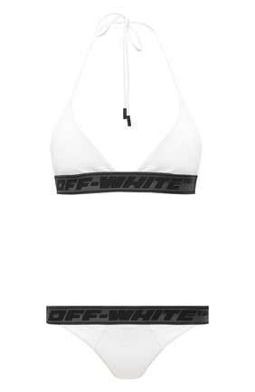 Женский раздельный купальник OFF-WHITE белого цвета по цене 31050 руб., арт. 0WFA034R21JER001 | Фото 1 Женский раздельный купальник OFF-WHITE белого цвета, арт. 0WFA034R21JER001 | Фото 1