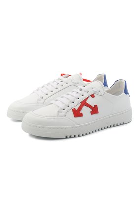 Женские кожаные кеды OFF-WHITE белого цвета по цене 35650 руб., арт. 0WIA177R21LEA0030125 | Фото 1 Женские кожаные кеды OFF-WHITE белого цвета, арт. 0WIA177R21LEA0030125 | Фото 1