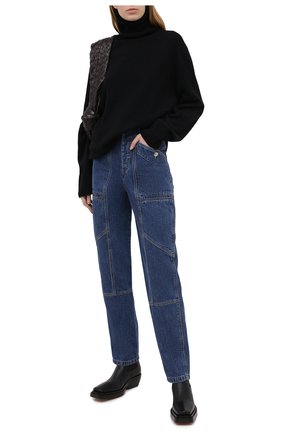Женские джинсы ISABEL MARANT ETOILE синего цвета по цене 32550 руб., арт. PA1398-20A034E/NEK0 | Фото 2 Женские джинсы ISABEL MARANT ETOILE синего цвета, арт. PA1398-20A034E/NEK0 | Фото 2