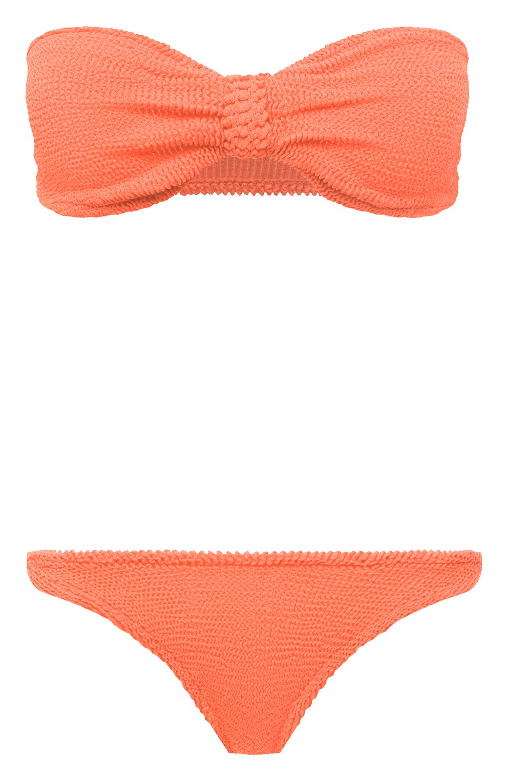 Женский раздельный купальник HUNZA G оранжевого цвета, арт. JEAN BIKINI | Фото 1 (Женское Кросс-КТ: Раздельные купальники; Материал внешний: Синтетический материал)