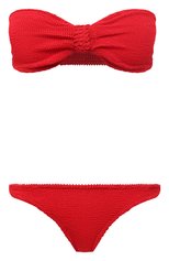 Женский раздельный купальник HUNZA G красного цвета, арт. JEAN BIKINI | Фото 1 (Женское Кросс-КТ: Раздельные купальники; Материал внешний: Синтетический материал)