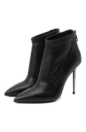 Женские кожаные ботильоны TOM FORD черного цвета по цене 115000 руб., арт. W2772R-LSP012 | Фото 1 Женские кожаные ботильоны TOM FORD черного цвета, арт. W2772R-LSP012 | Фото 1
