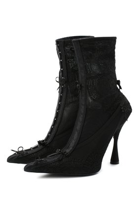 Женские текстильные ботильоны lingerie BALENCIAGA черного цвета по цене 147000 руб., арт. 636793/W2CT1 | Фото 1 Женские текстильные ботильоны lingerie BALENCIAGA черного цвета, арт. 636793/W2CT1 | Фото 1