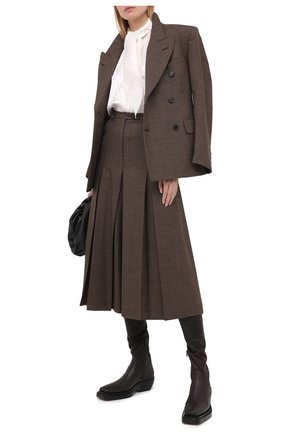 Женская блузка из вискозы VETEMENTS белого цвета по цене 72050 руб., арт. WE51SH700W 2606/WHITE/WHITE | Фото 2 Женская блузка из вискозы VETEMENTS белого цвета, арт. WE51SH700W 2606/WHITE/WHITE | Фото 2