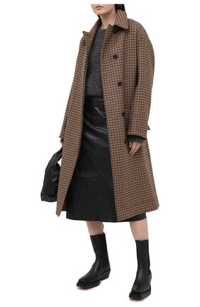 Женский шерстяной свитер ISABEL MARANT серого цвета по цене 54950 руб., арт. PU1386-20A041I/ESTELLE | Фото 2 Женский шерстяной свитер ISABEL MARANT серого цвета, арт. PU1386-20A041I/ESTELLE | Фото 2