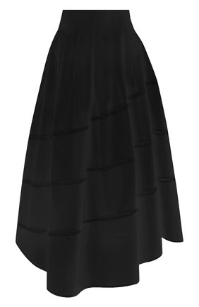 Женская хлопковая юбка BRUNELLO CUCINELLI черного цвета, арт. MH127G3071 | Фото 1 (Стили: Бохо; Женское Кросс-КТ: Юбка-одежда; Длина Ж (юбки, платья, шорты): Миди; Материал внешний: Хлопок; Материал подклада: Хлопок)