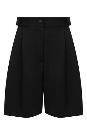 Женские шерстяные шорты DOLCE & GABBANA черного цвета по цене 62650 руб., арт. FTBWPT/FU21E | Фото 1 Женские шерстяные шорты DOLCE & GABBANA черного цвета, арт. FTBWPT/FU21E | Фото 1