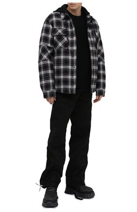 Мужские кожаные ботинки OFF-WHITE черного цвета по цене 94800 руб., арт. 0MIA211R21LEA0011009 | Фото 2 Мужские кожаные ботинки OFF-WHITE черного цвета, арт. 0MIA211R21LEA0011009 | Фото 2