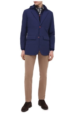 Мужская куртка KITON темно-синего цвета по цене 266000 руб., арт. UW0859MV07T61 | Фото 2 Мужская куртка KITON темно-синего цвета, арт. UW0859MV07T61 | Фото 2