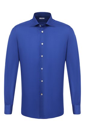 Мужская хлопковая рубашка KITON темно-синего цвета по цене 51600 руб., арт. UCCH0770910 | Фото 1 Мужская хлопковая рубашка KITON темно-синего цвета, арт. UCCH0770910 | Фото 1 (Длина (для топов): Стандартные; Материал внешний: Хлопок; Случай: Повседневный; Манжеты: На пуговицах; Рукава: Длинные; Рубашки М: Slim Fit; Воротник: Акула; Стили: Кэжуэл; Принт: Однотонные; Региональные ограничения белый список (Axapta Mercury): RU)