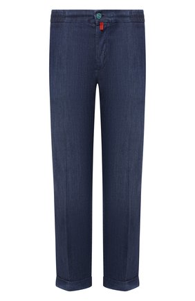 Мужские джинсы KITON голубого цвета по цене 87450 руб., арт. UFPLAC/J07T23 | Фото 1 Мужские джинсы KITON голубого цвета, арт. UFPLAC/J07T23 | Фото 1