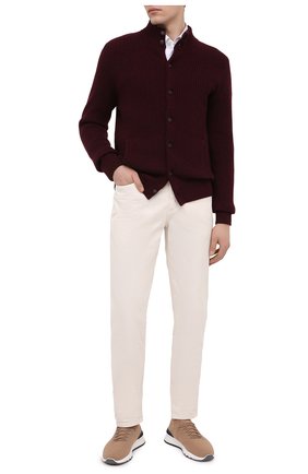 Мужской кашемировый кардиган KITON красного цвета по цене 356500 руб., арт. UK1238 | Фото 2 Мужской кашемировый кардиган KITON красного цвета, арт. UK1238 | Фото 2